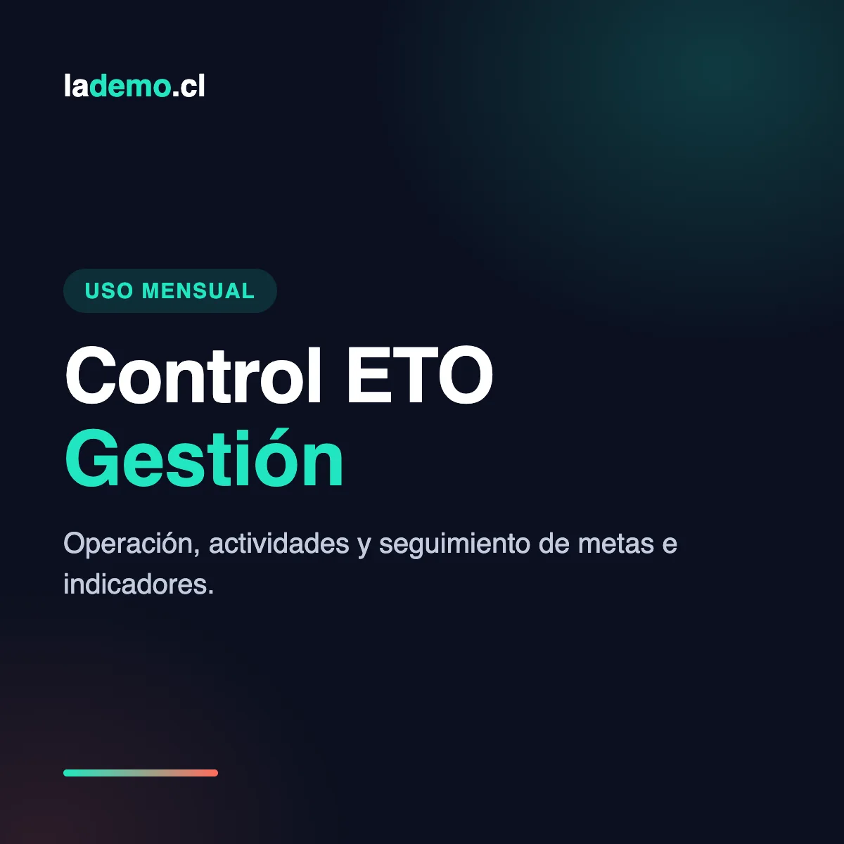 Control ETO Gestión · uso mensual