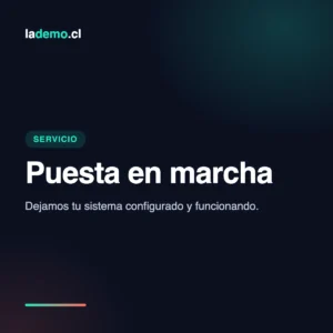 Puesta en marcha