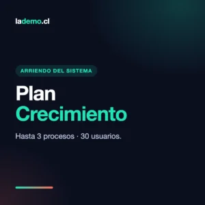 Arriendo del Sistema · Crecimiento