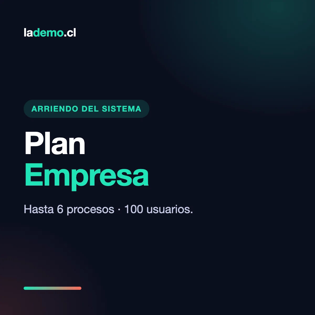 Arriendo del Sistema · Empresa