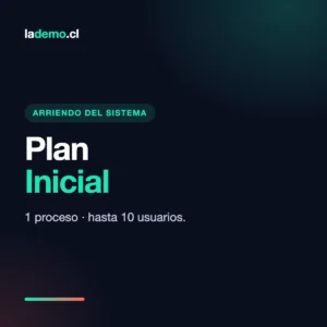 Arriendo del Sistema · Inicial