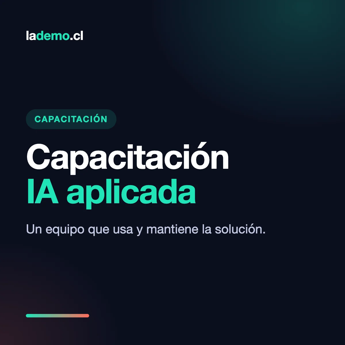 Capacitación IA aplicada